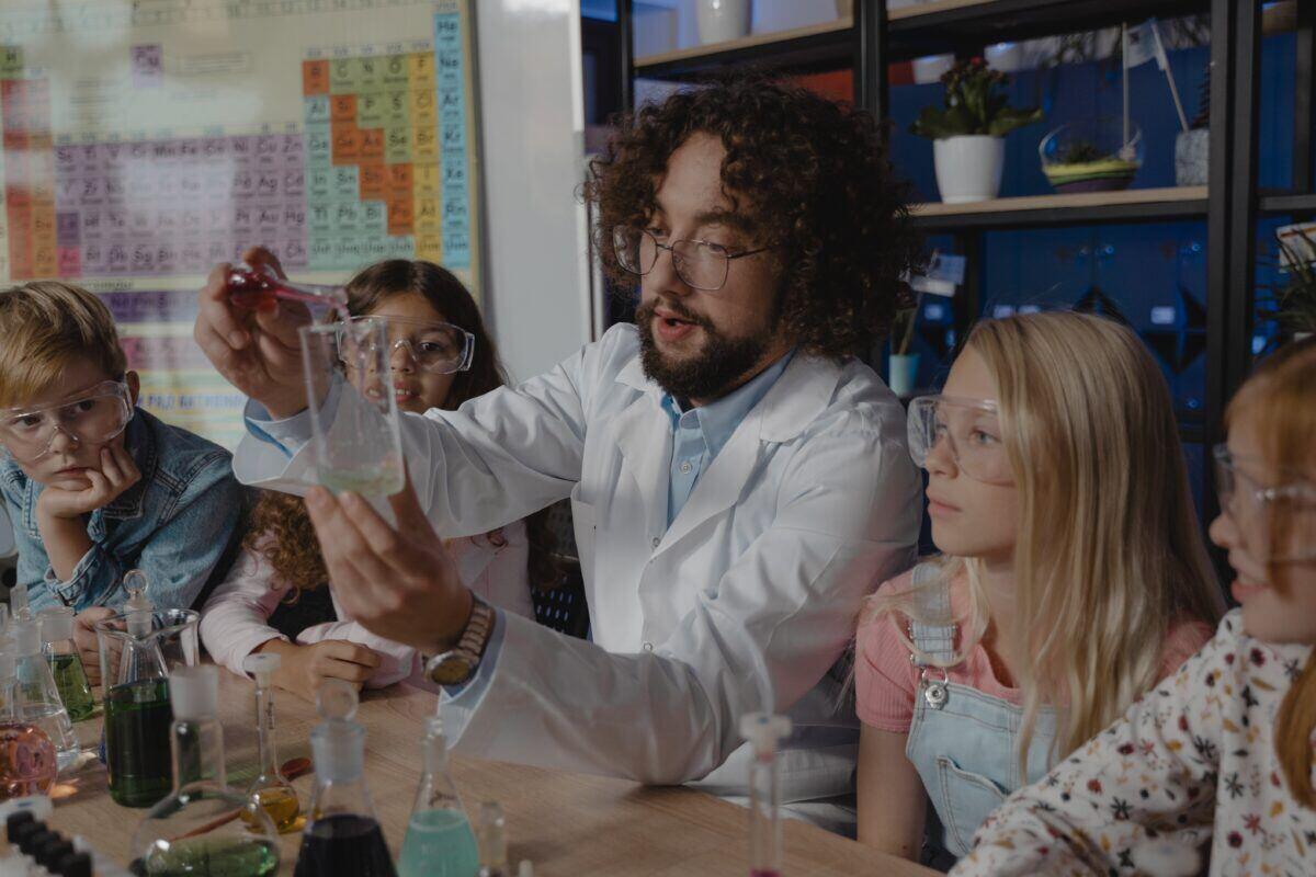 Science Teacher in Class