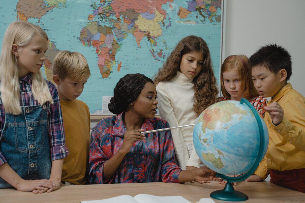 teacher and students