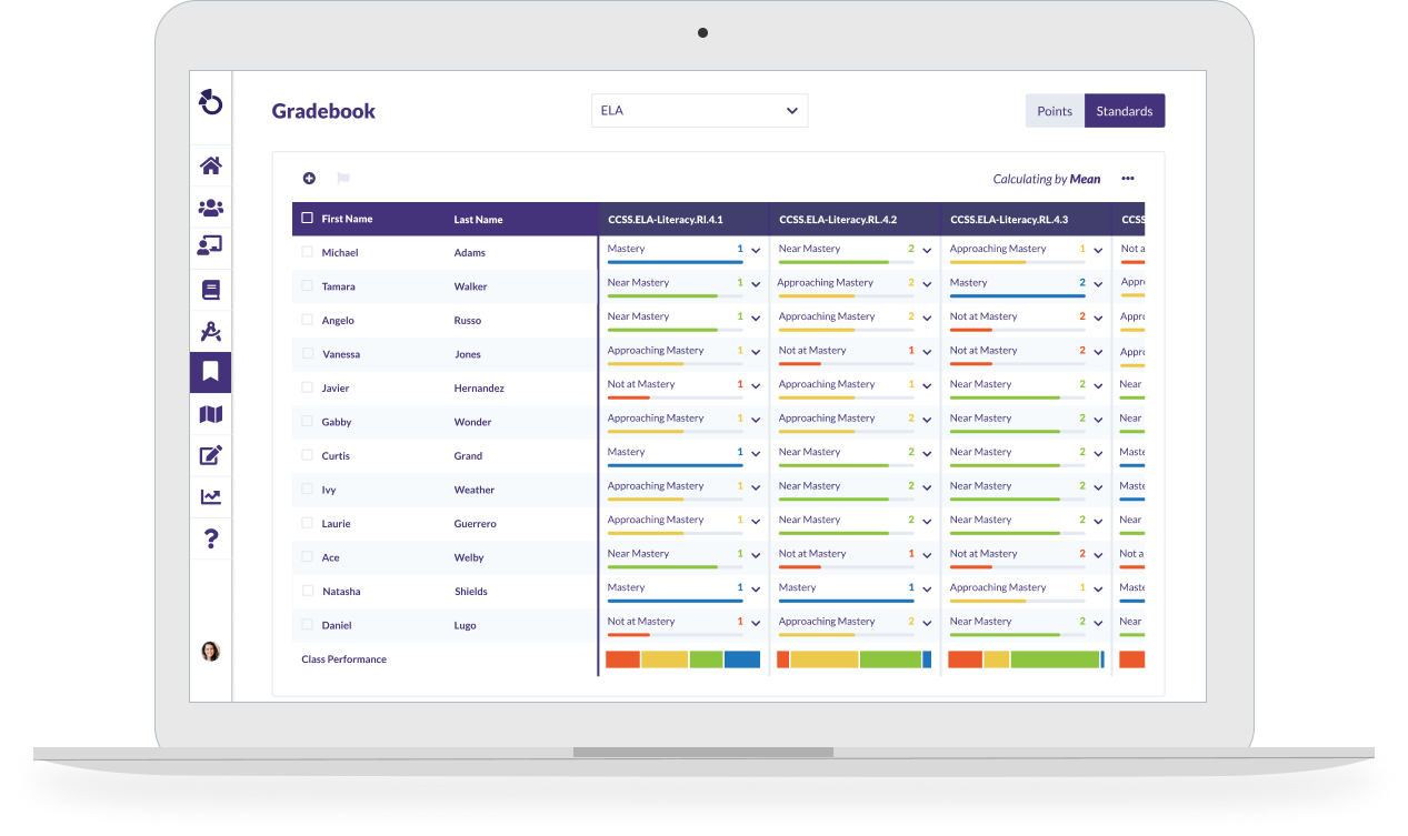 Gradebook in Otus